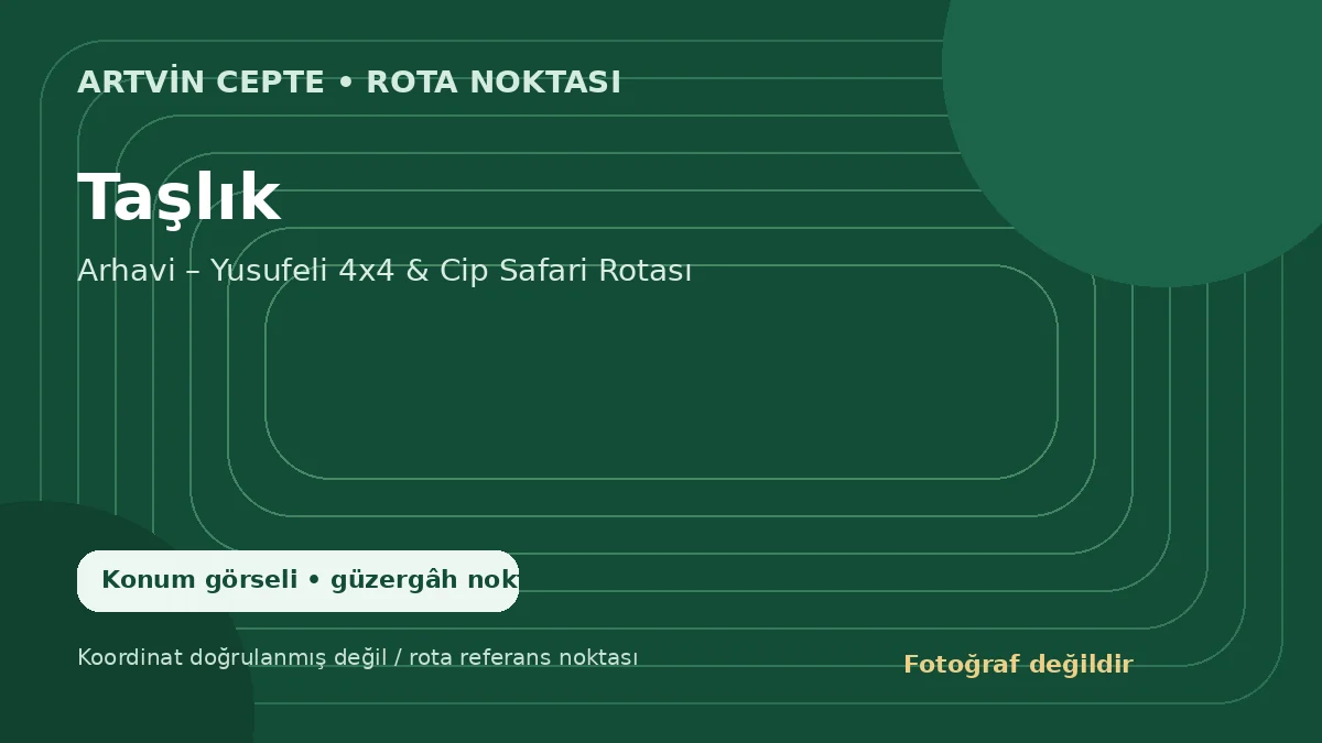 Taşlık – Artvin CEPTE konum görseli