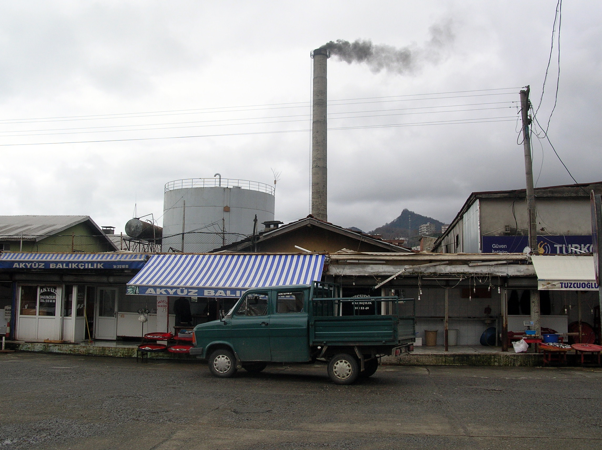 Hopa Artvin şehir ve kıyı görünümü