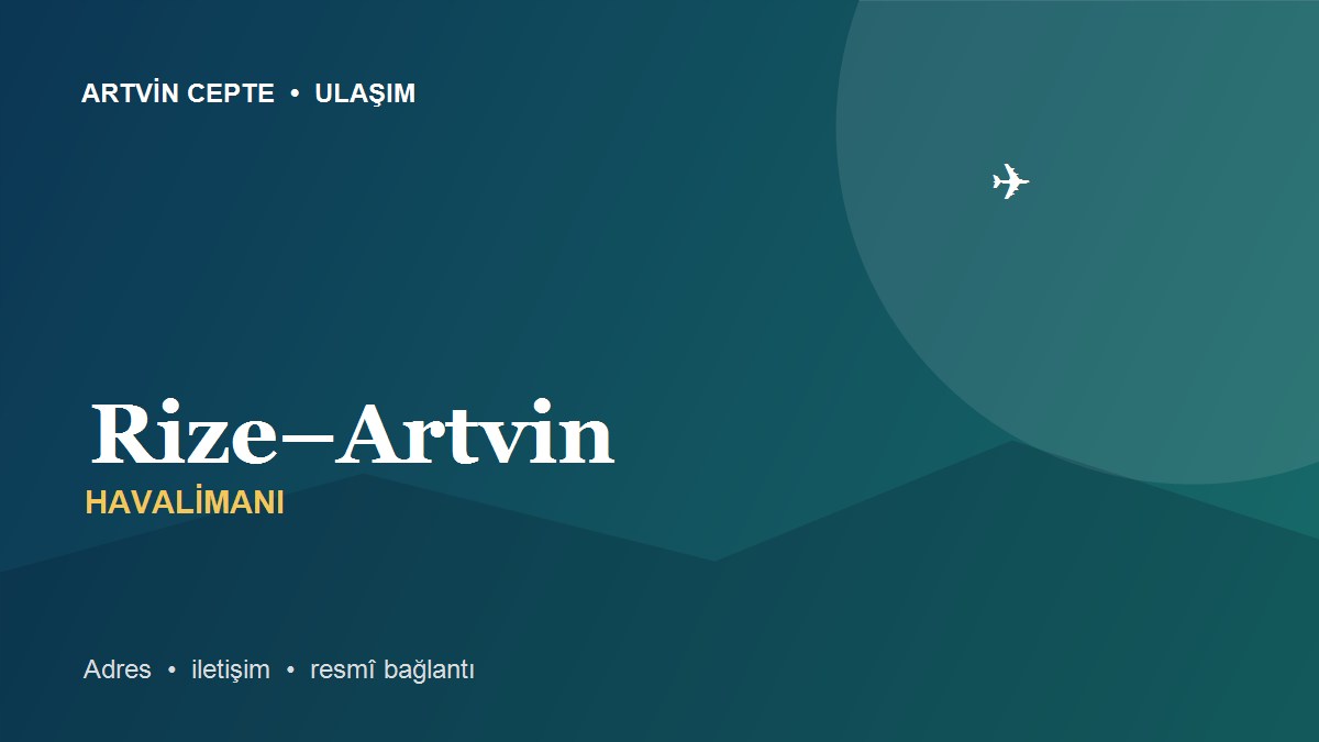 Rize–Artvin Havalimanı